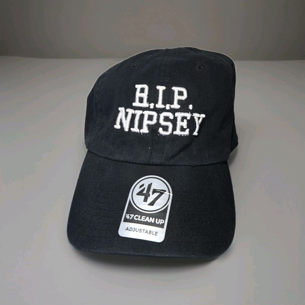 RIP Nipsey Hussle '47 Strapback Hat NWT